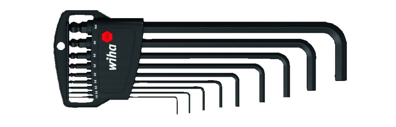 Wiha Sechskant-Stiftschlüsselsatz im Halter 9-tlg. 1,5 – 10mm (369H9B)
