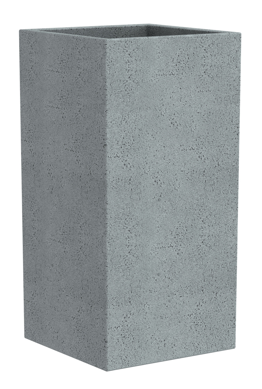 Scheurich C-Cube High Pflanzgefäß Stony Grey Ø 48 x 48 cm 11l